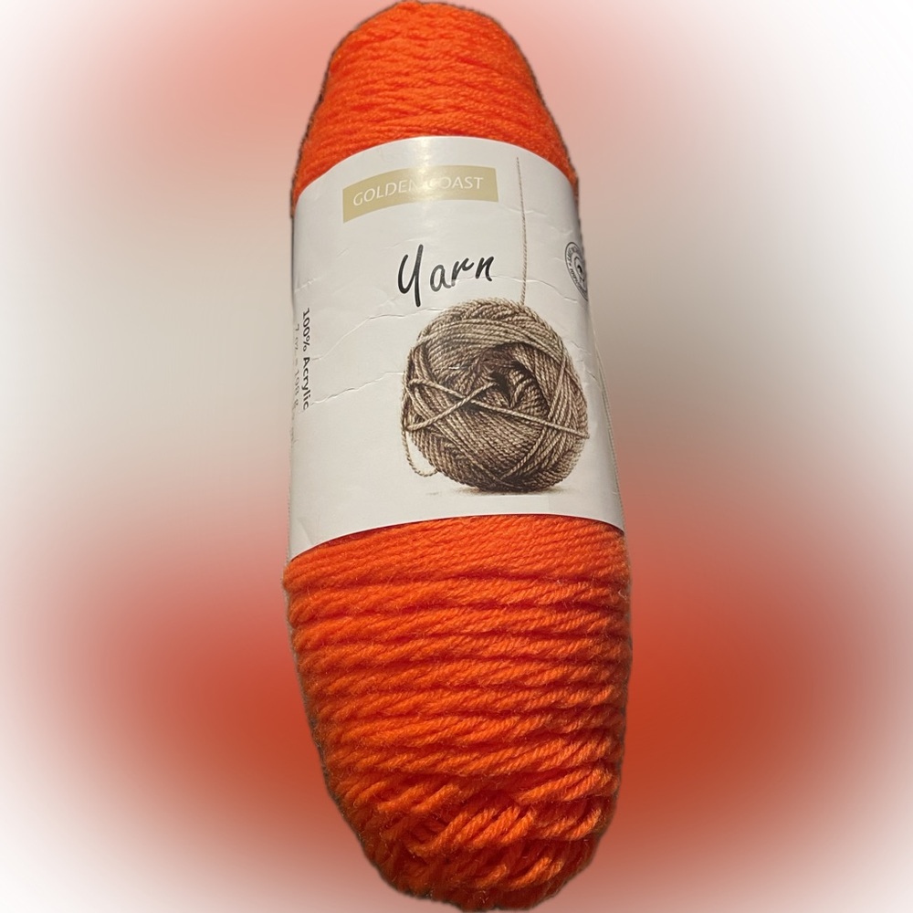 Orange Yarn Skein